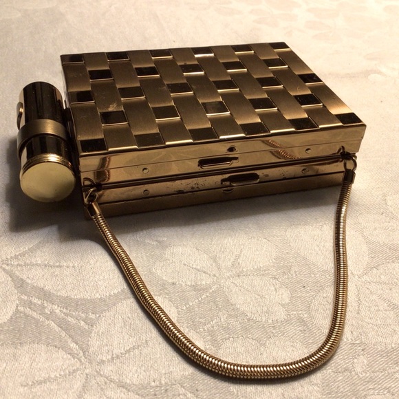 HP 5/4 🎉 Vintage 50’s Minaudière Compact Purse - Picture 8 of 15